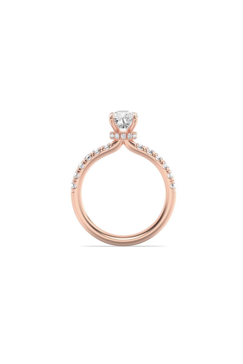 Lightstream Cushion Solitaire Ring
