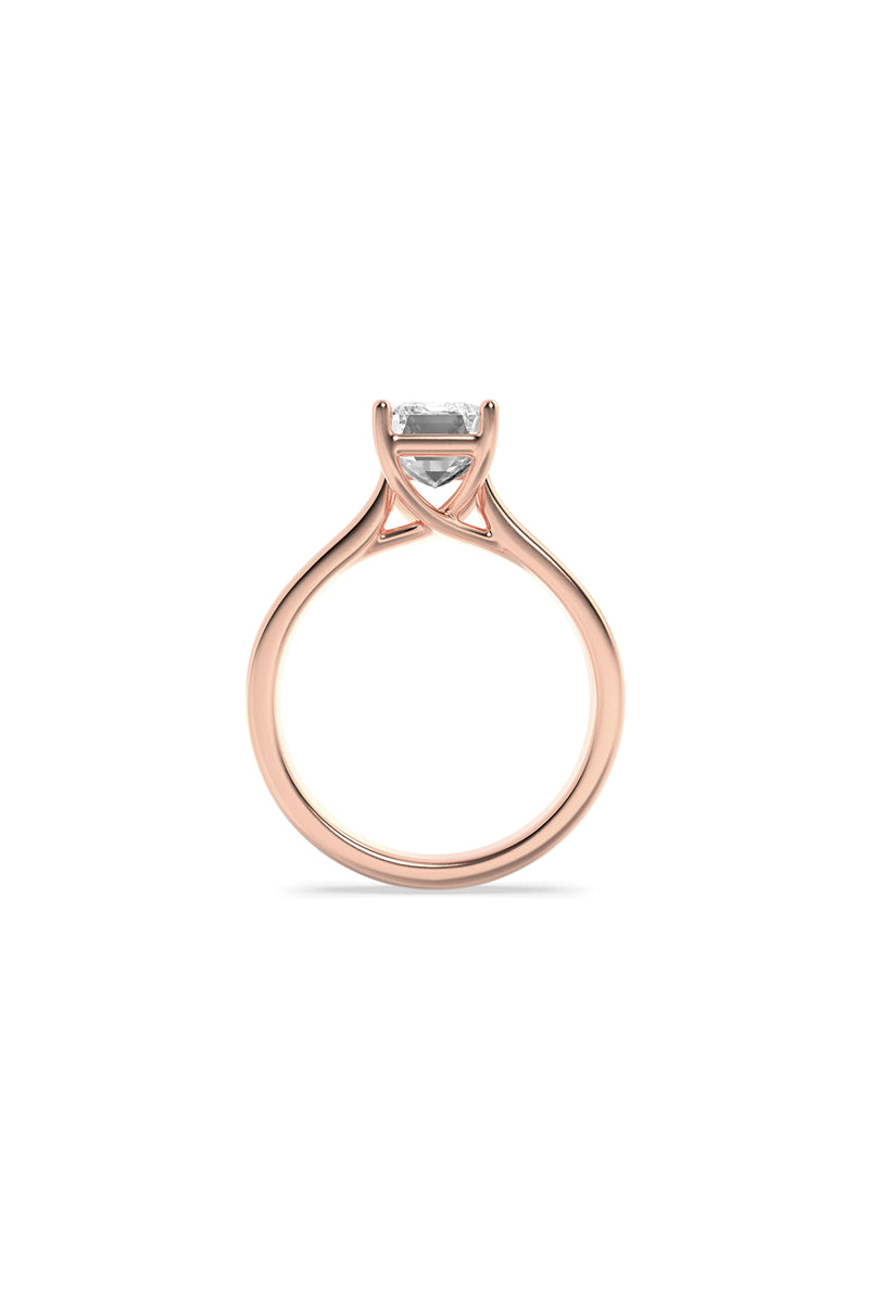 Celestial Emerald Solitaire Ring