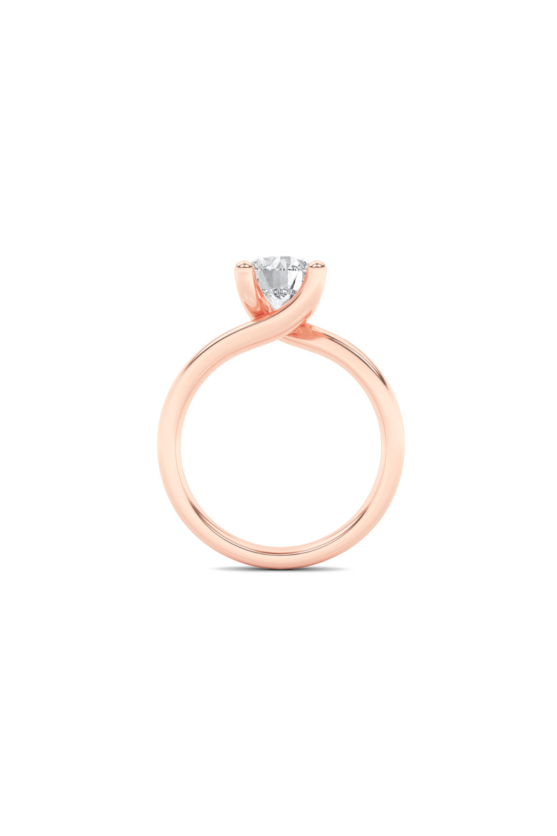 Round Harmony Twist Ring