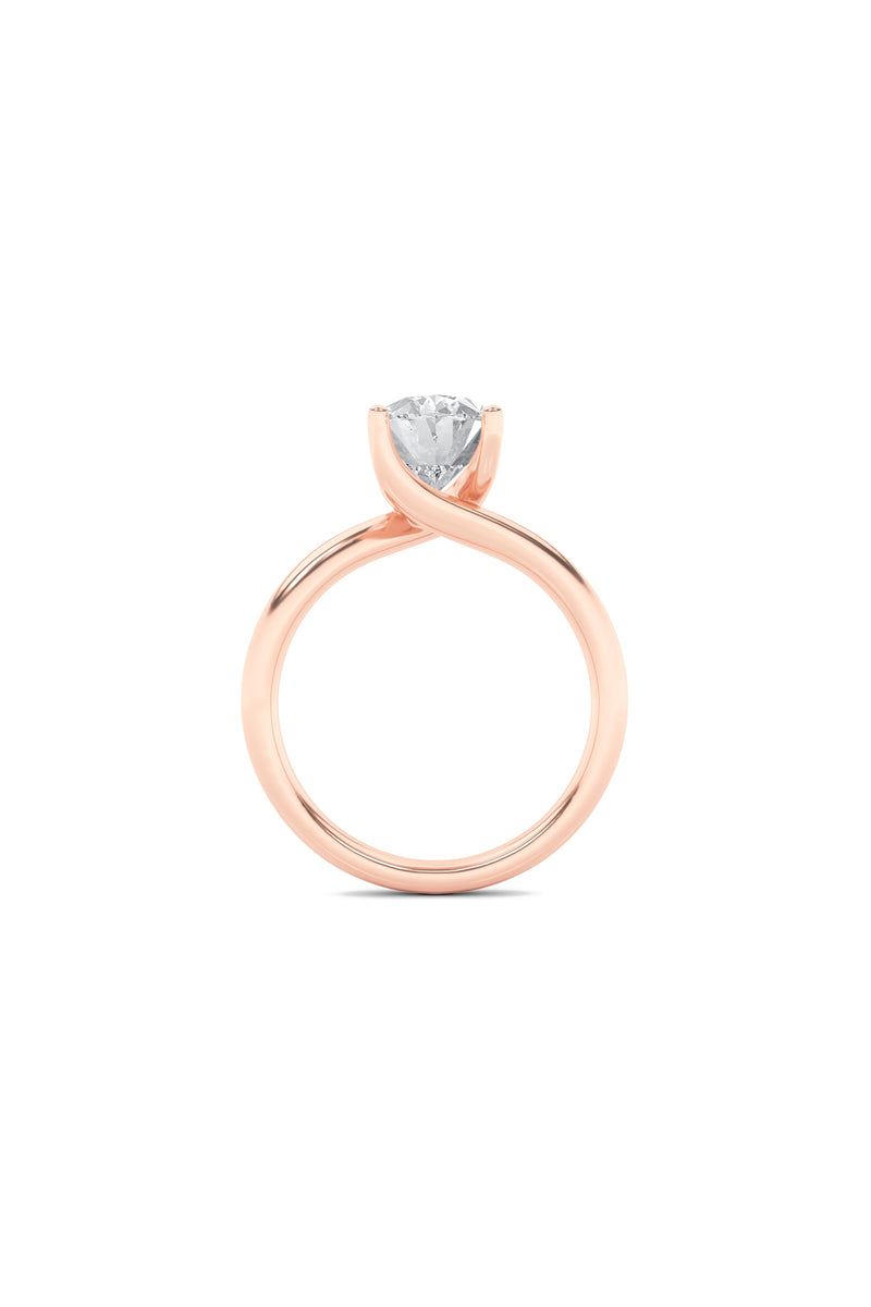 Oval Harmony Twist Ring