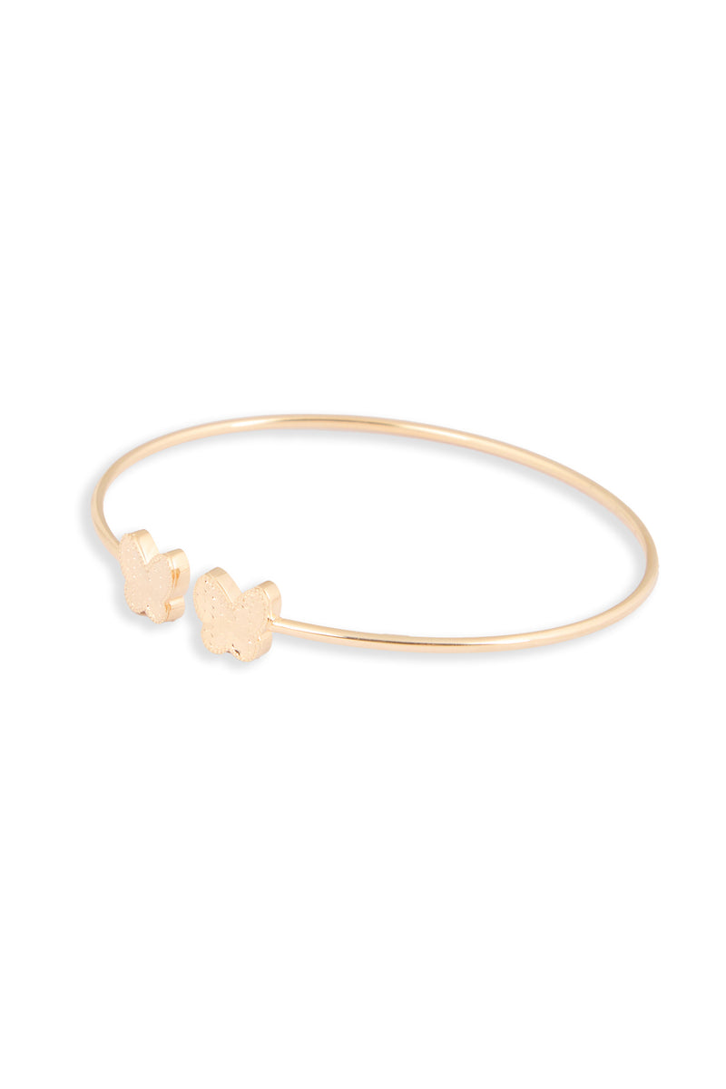 Twin Butterfly Gold Bracelet