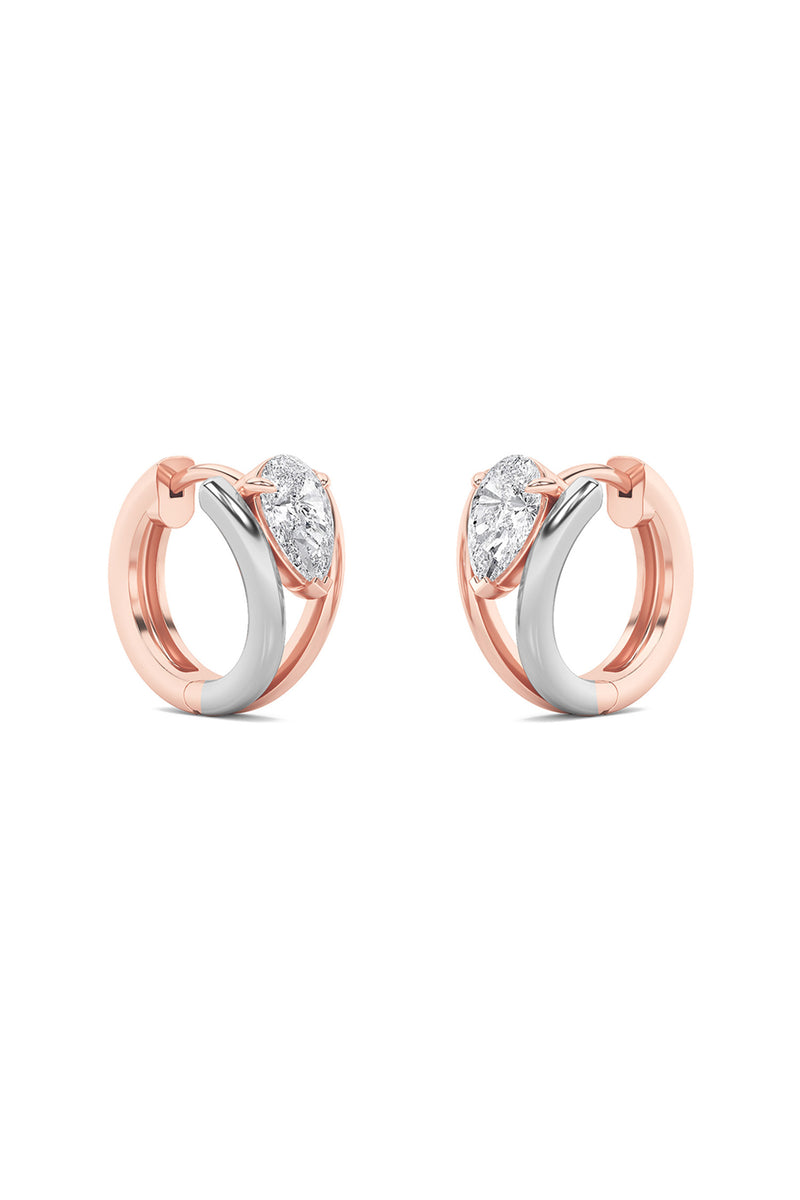 Dual Glow Statement Hoops