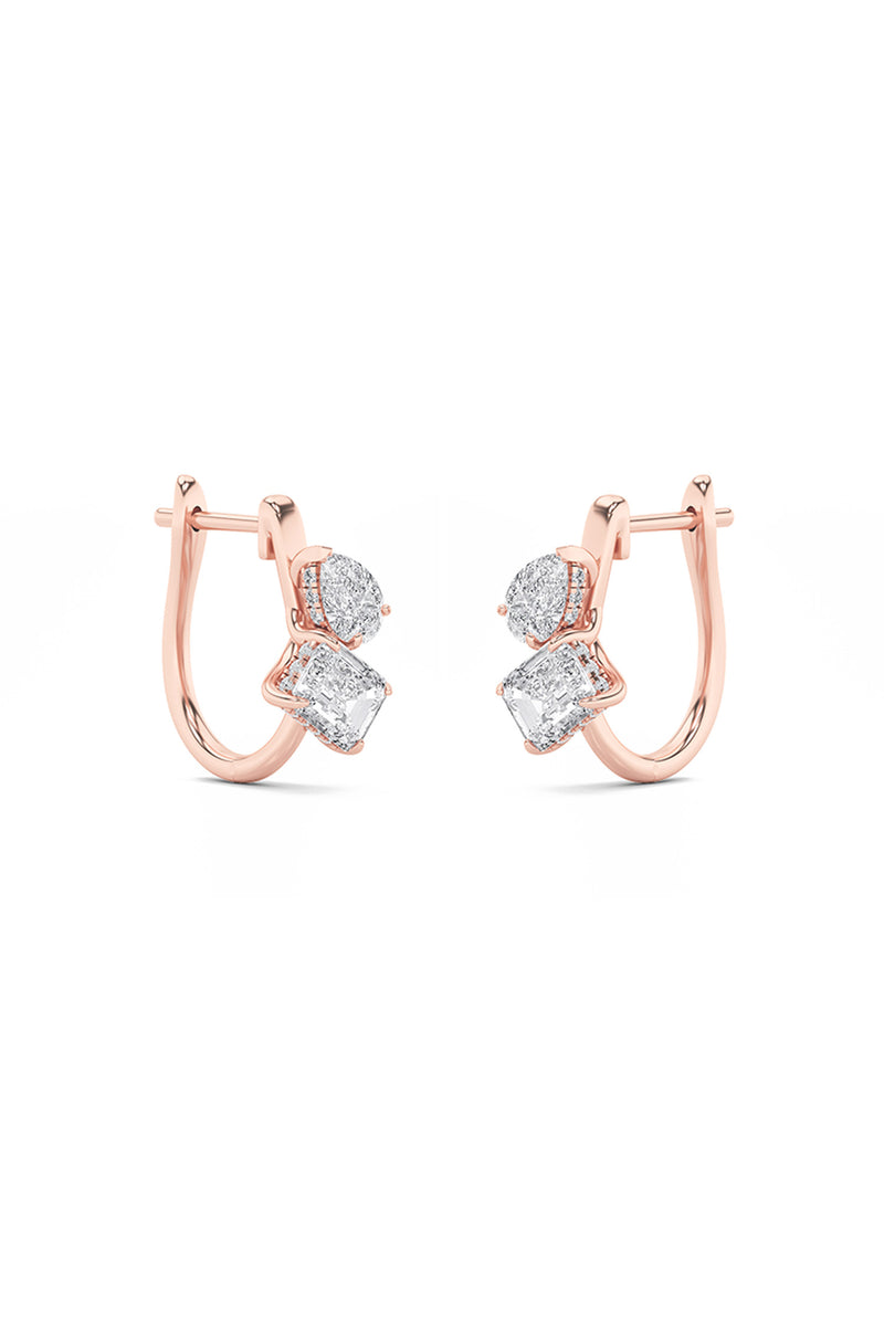 Timeless Cluster Hoop Drops