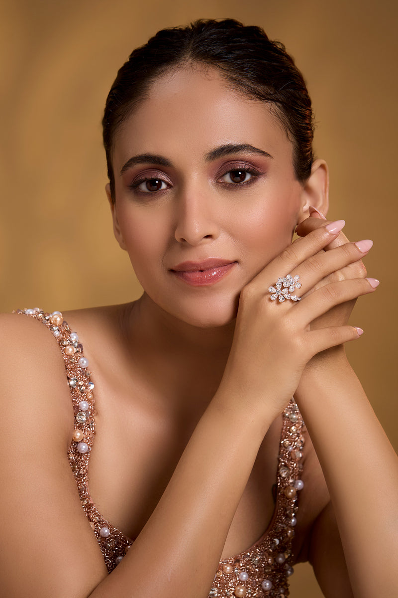Floral Fantasy Diamond Ring