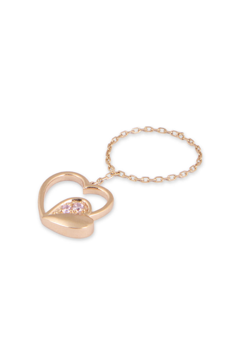 Diamond Heart Watch Charm