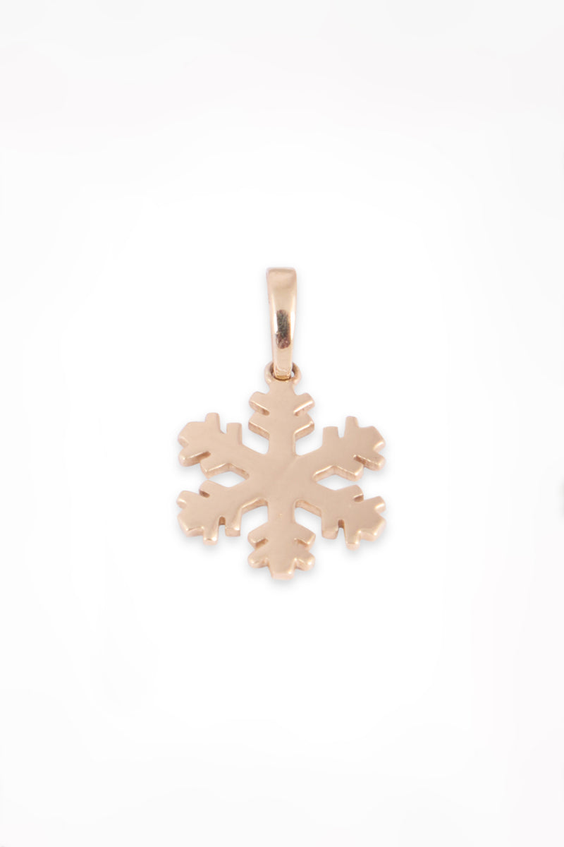 Snowflake Gold Pendant