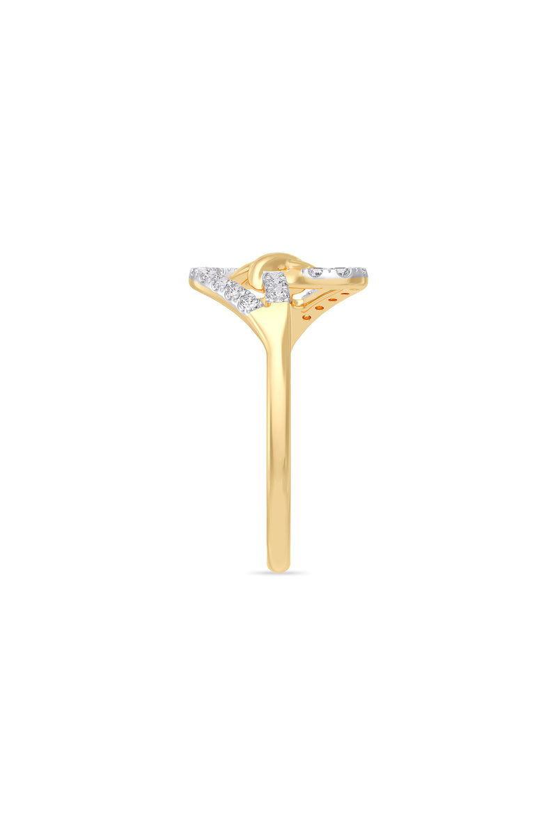 Diamond Grace Twist Ring