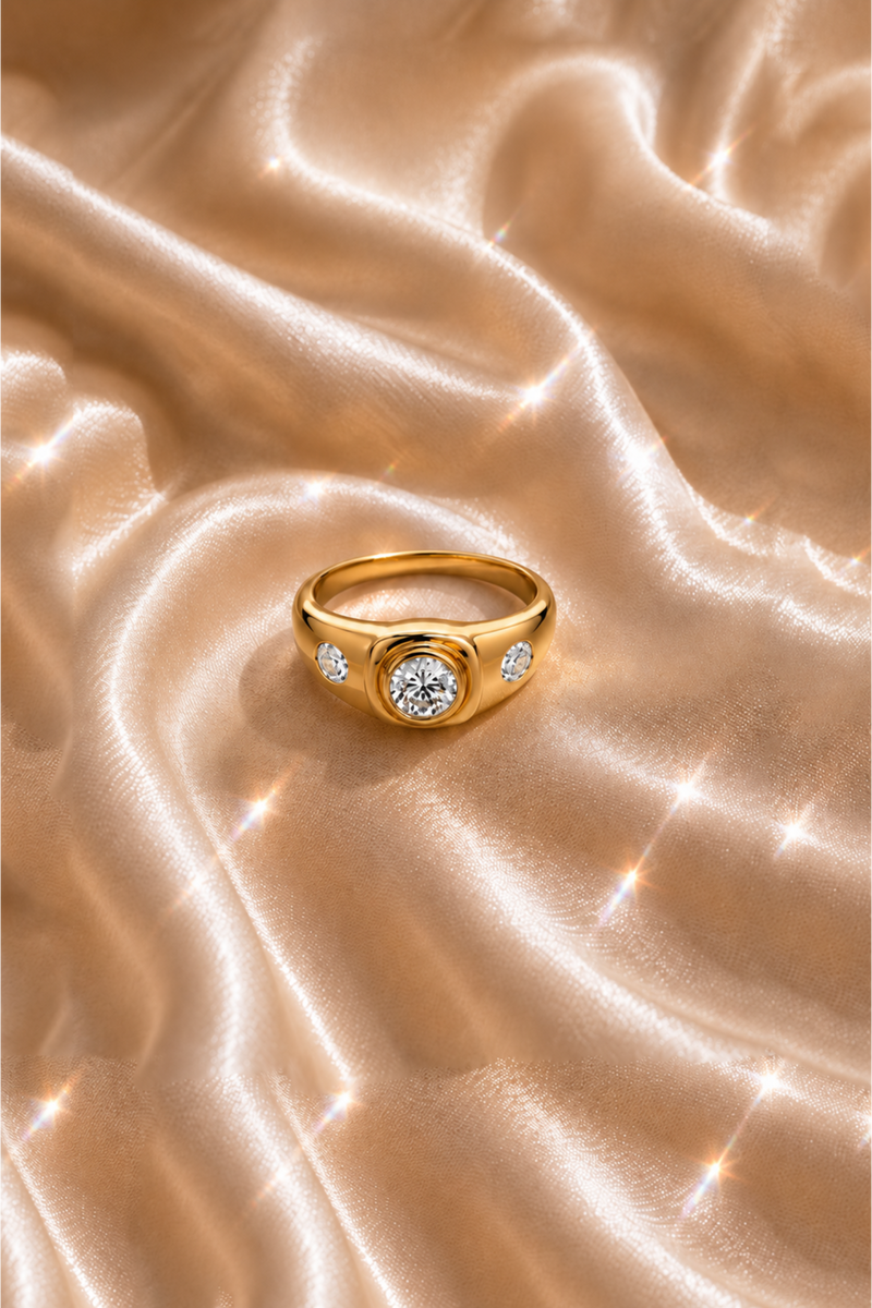 Diamond Signet Ring for Him