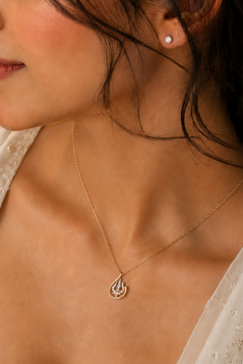 Trishul Raksha Pendant