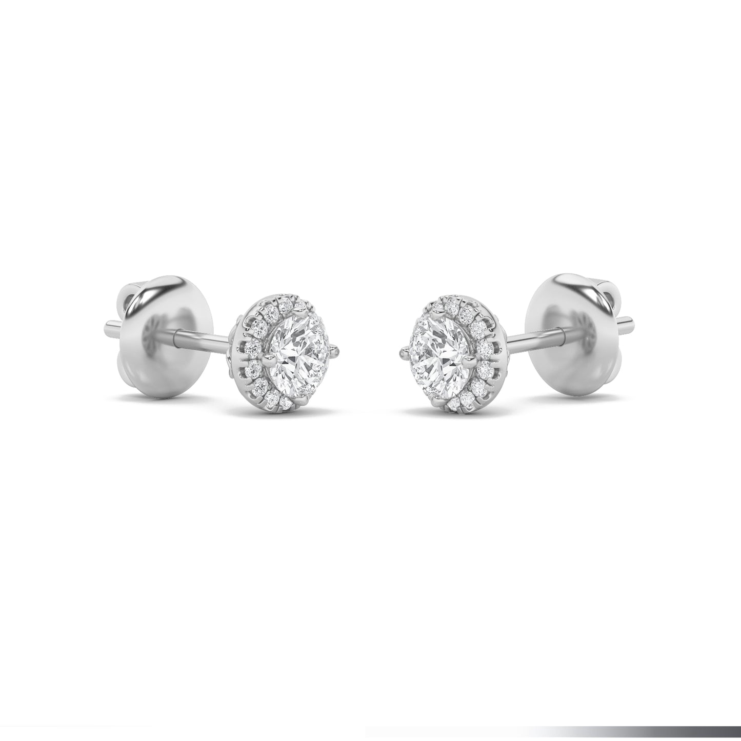 Luminary Round Halo Studs