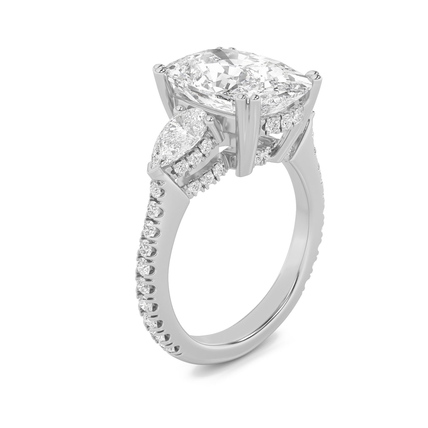 Marquise Accented Oval Ring