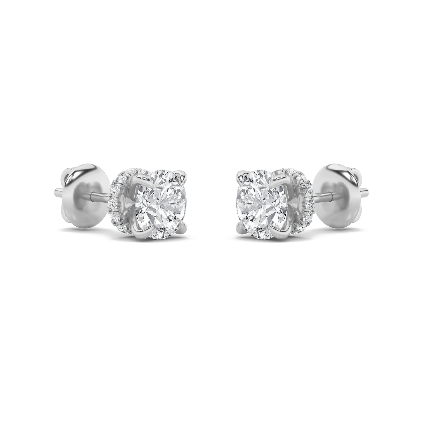 Starlit Round Spark Earrings