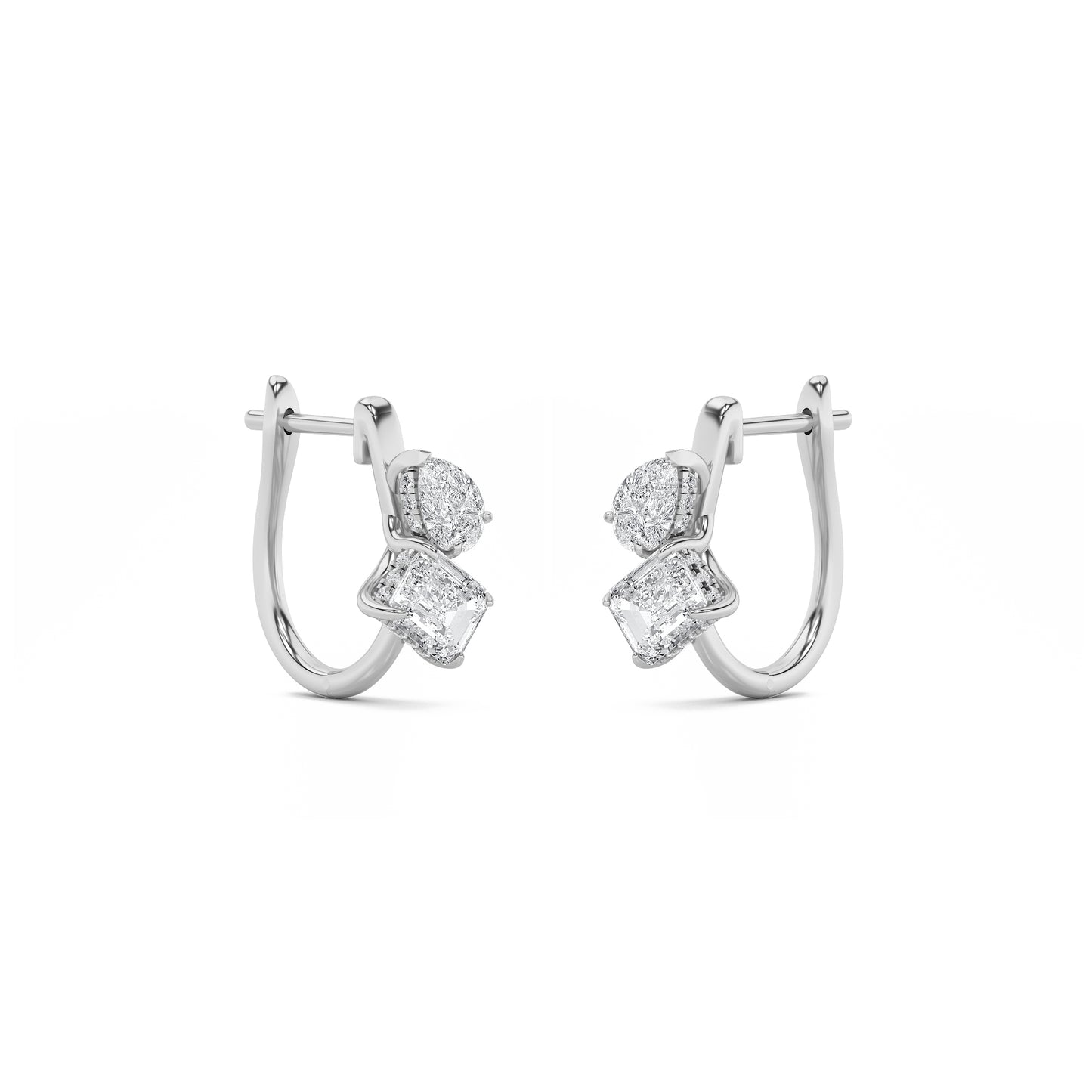 Timeless Cluster Hoop Drops