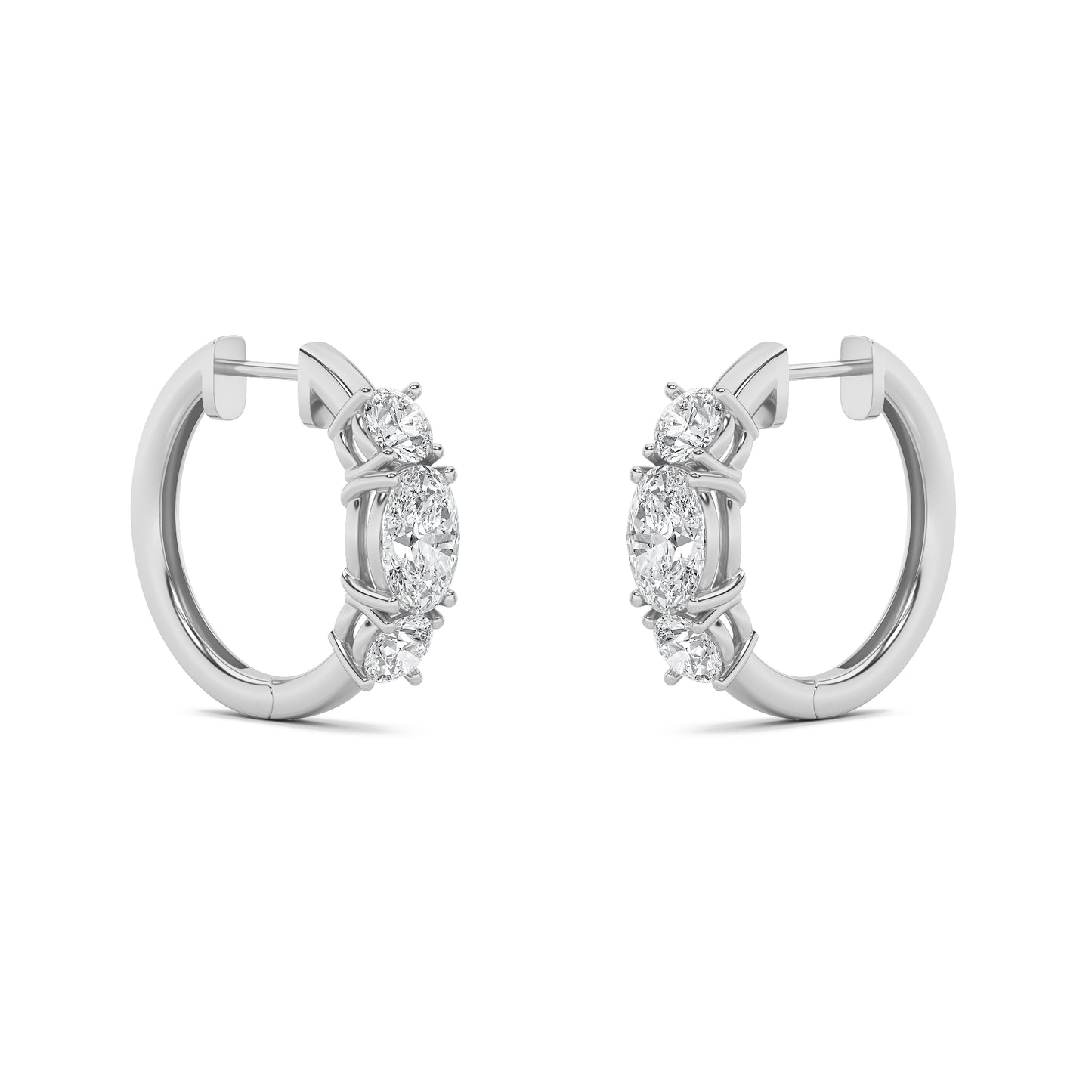 Stellar Glow Diamond Hoops