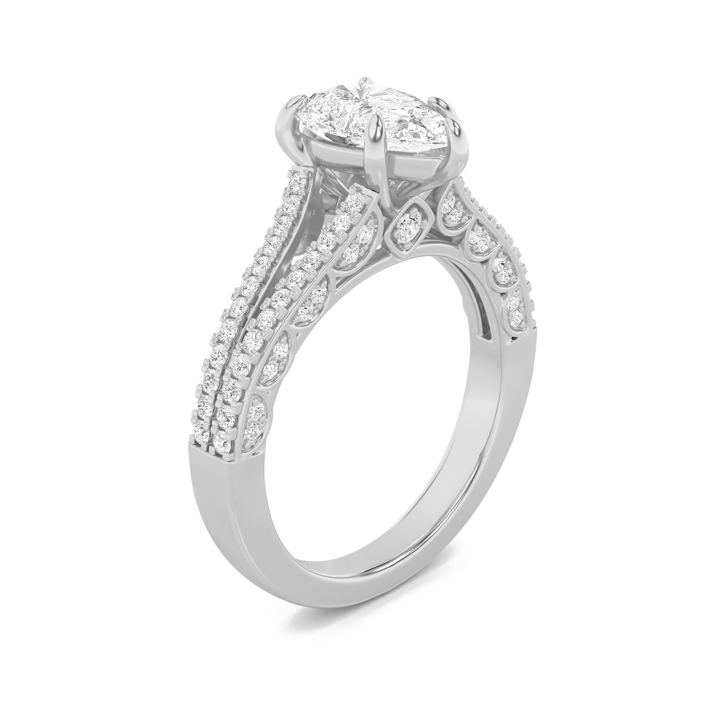 Serenade Splendor Pear Ring