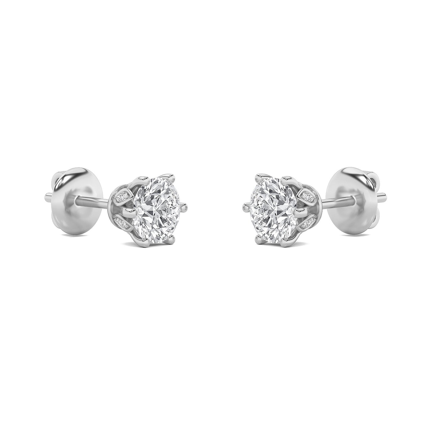 The Vogue Solitaire Earrings