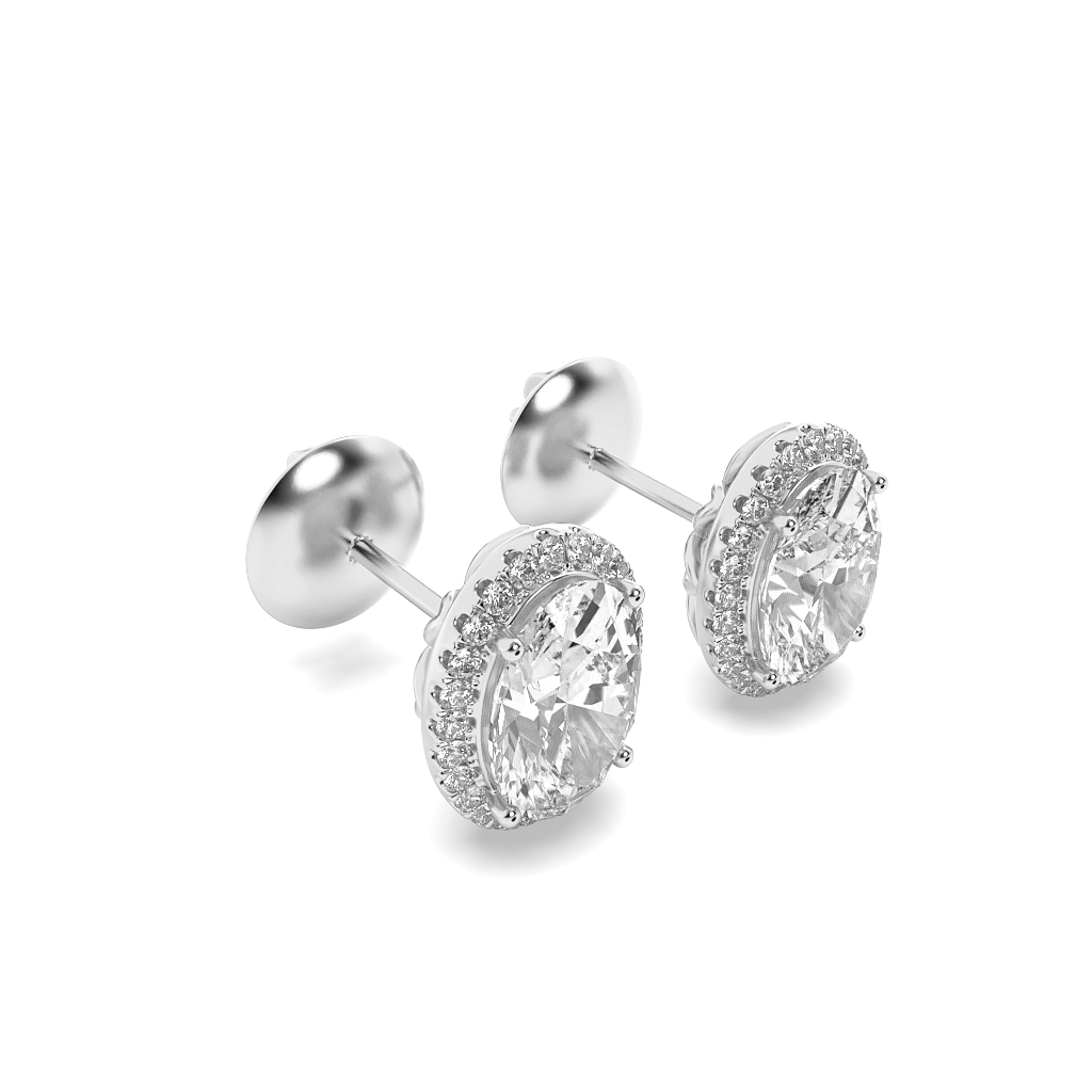 Halo Solitaire Glow Studs