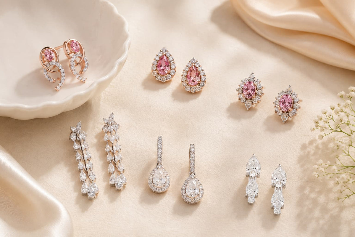 Top 10 Diamond Earrings for Wedding Celebrations in India