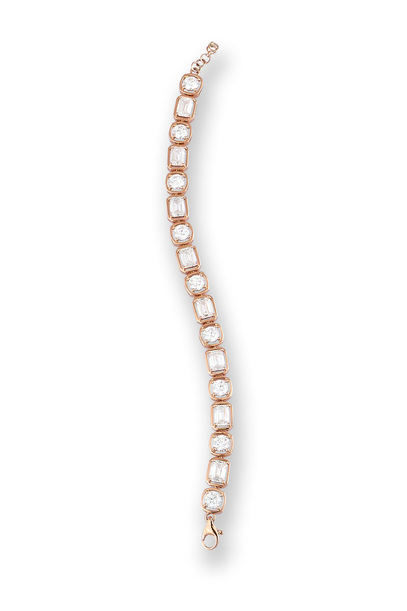 Geometric Luxe Link Bracelet
