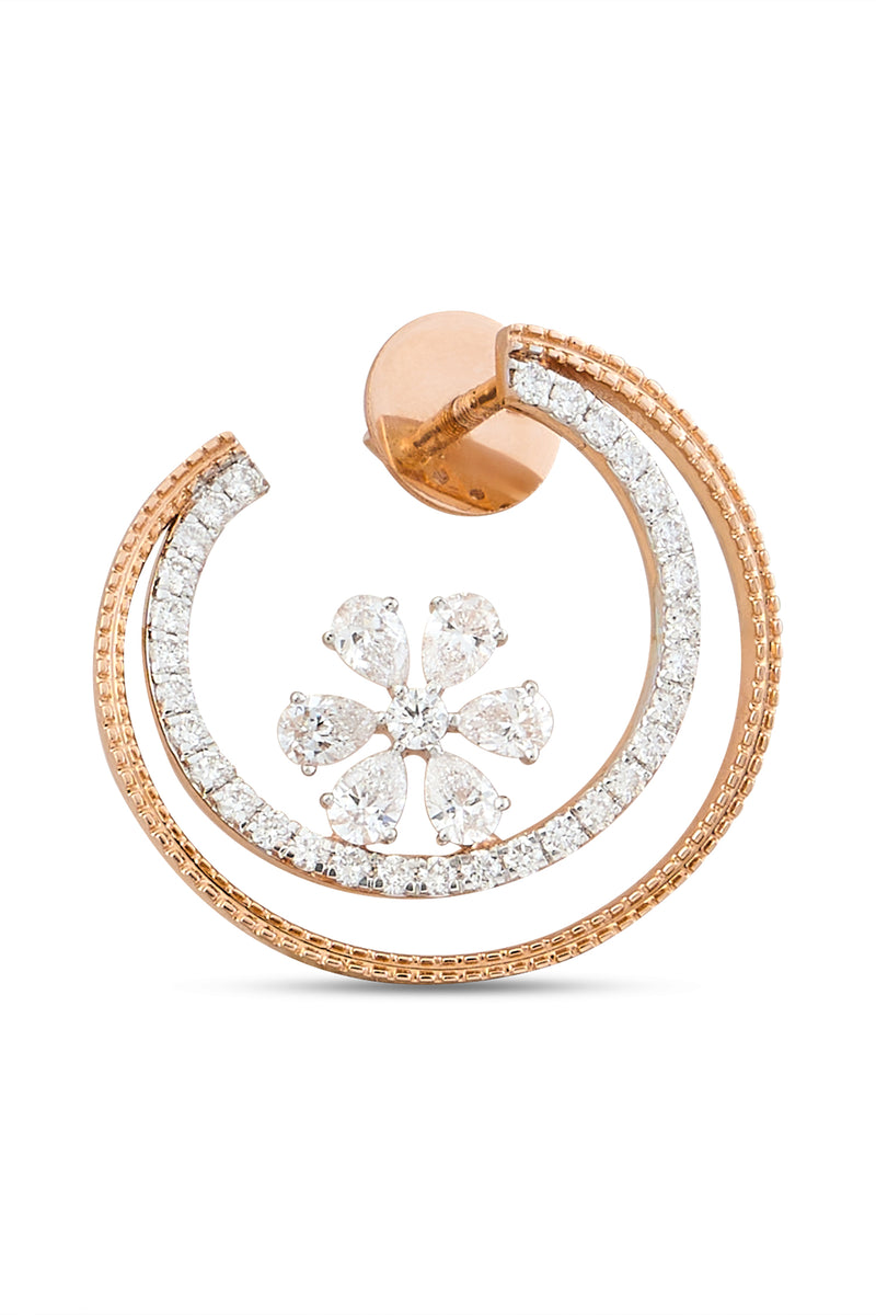 Blooming Halo Hoop Earrings