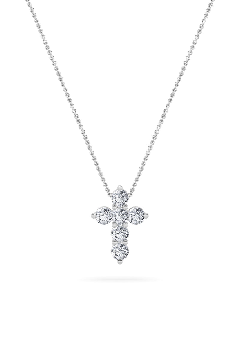Luminous Faith Cross Pendant
