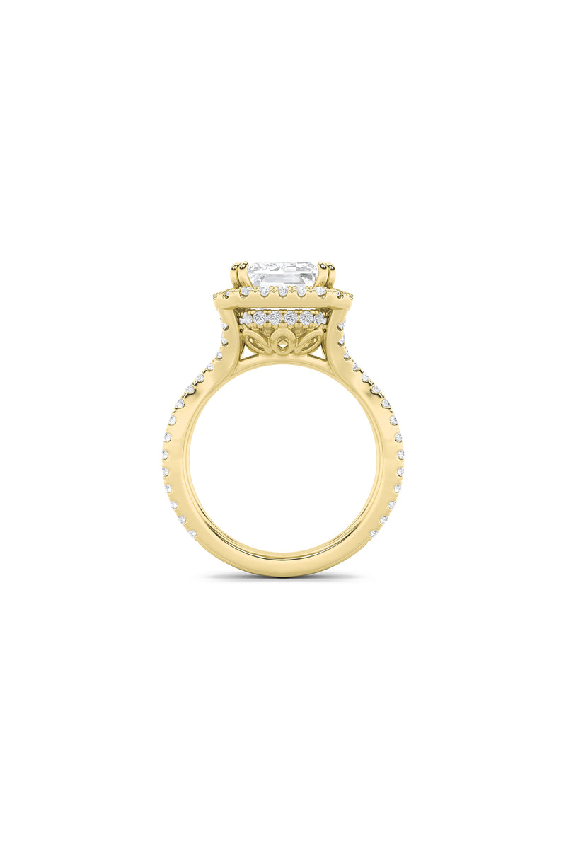 Elegant Halo Engagement Ring