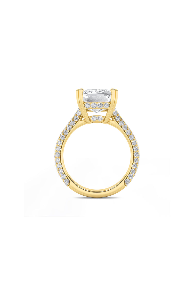 Emerald Dreamscape Halo Ring