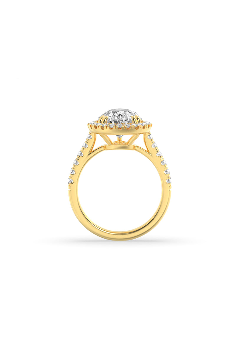 Majestic Pear Illumina Ring