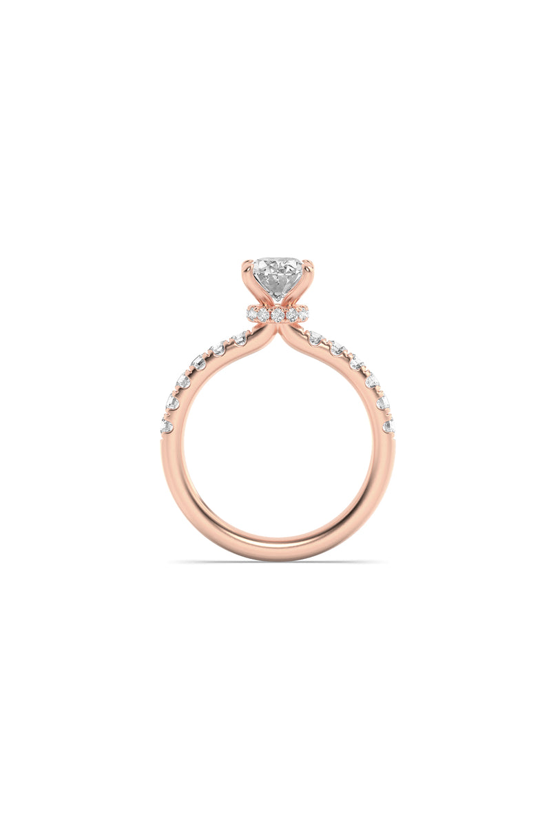 Lightstream Oval Solitaire Ring