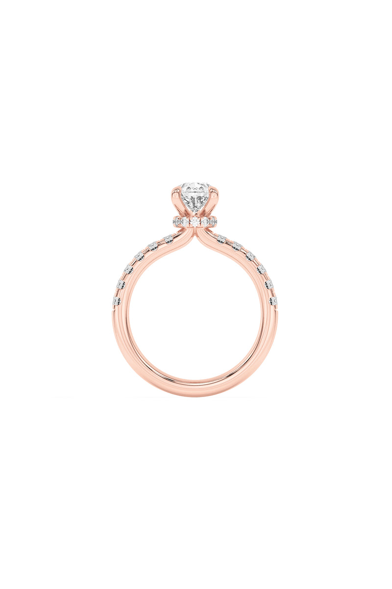 Lightstream Pear  Solitaire Ring