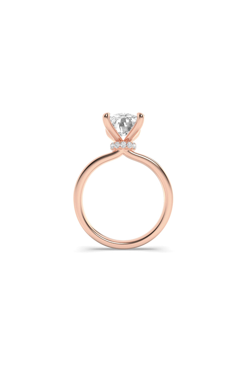 Whispered Promise Cushion Ring
