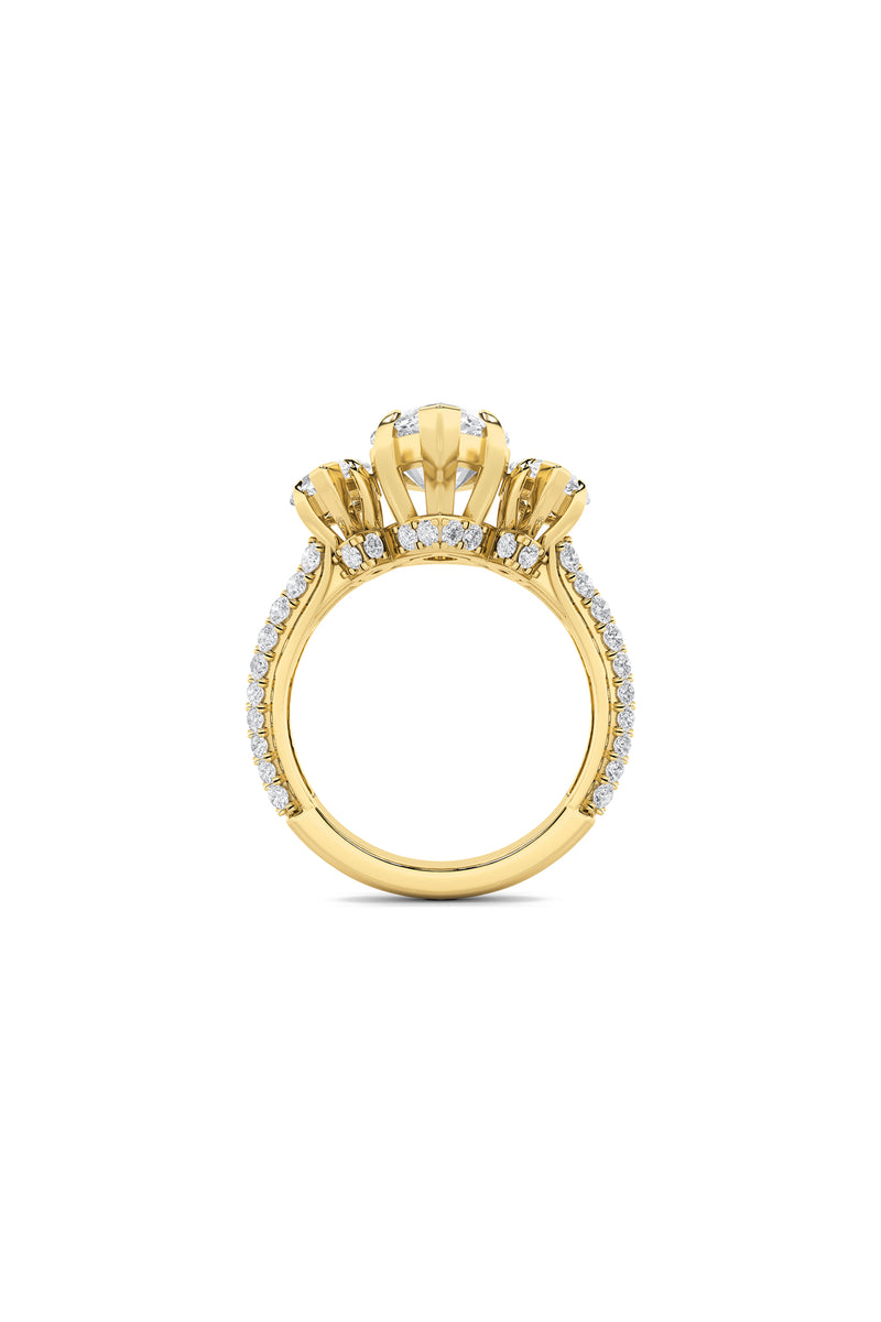Luminous Marquise Trio Ring