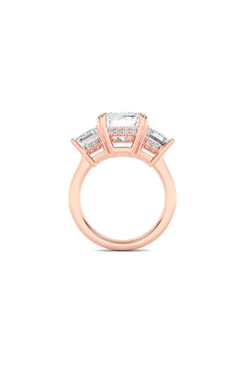 Grandeur Emerald Diamond Ring