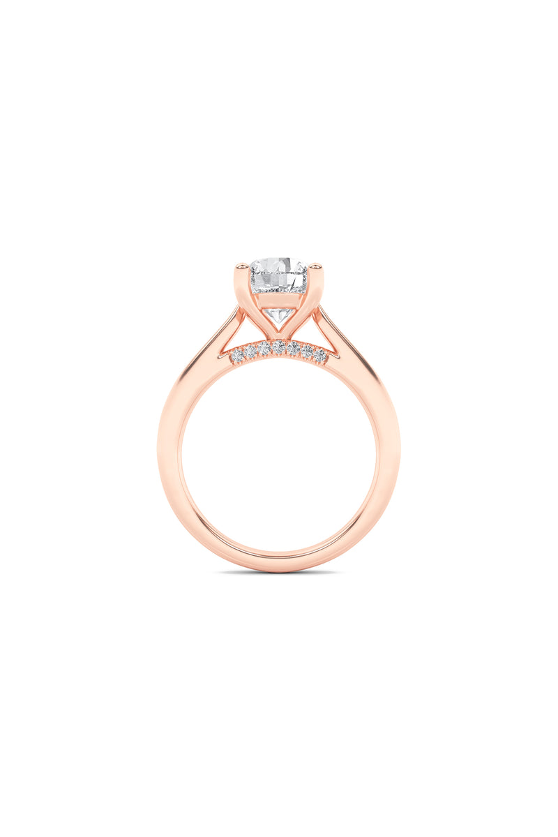 Twilight Solitaire Shine Ring