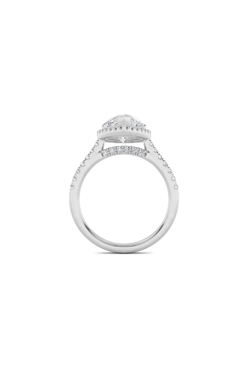 Pear Radiance Statement Ring