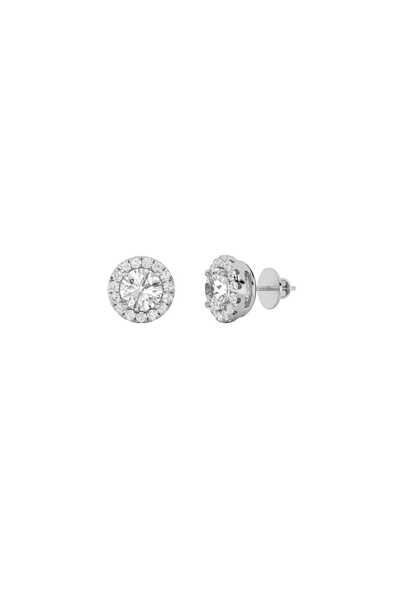 Halo Sparkle Studs