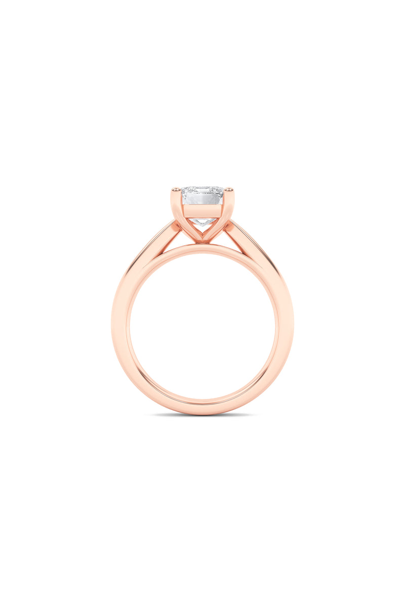 Emerald Spark Solitaire Ring