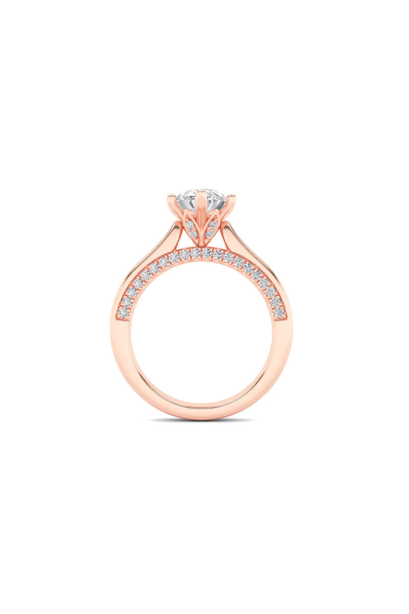 Enchanted Marquise Pave Solitaire