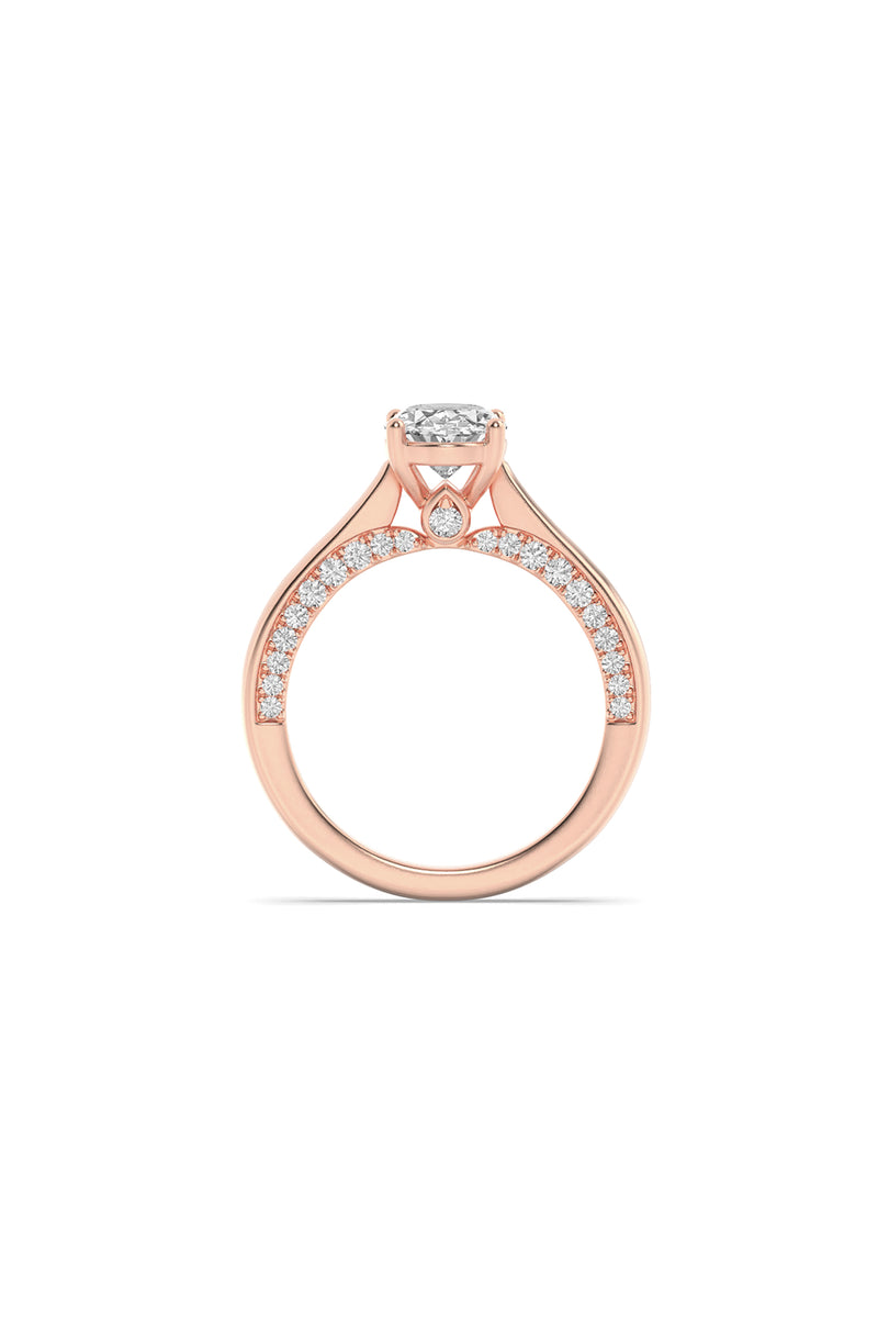 Oval Vision Solitaire Ring