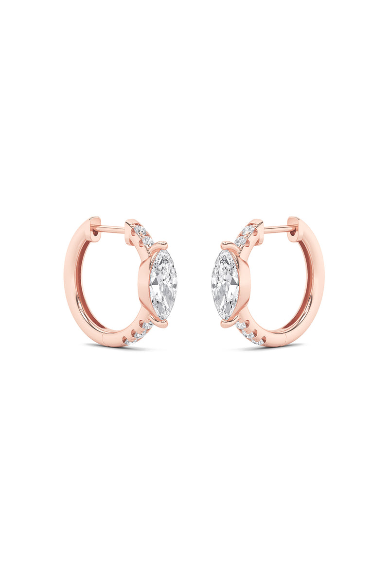 Solara Marquise Hoops