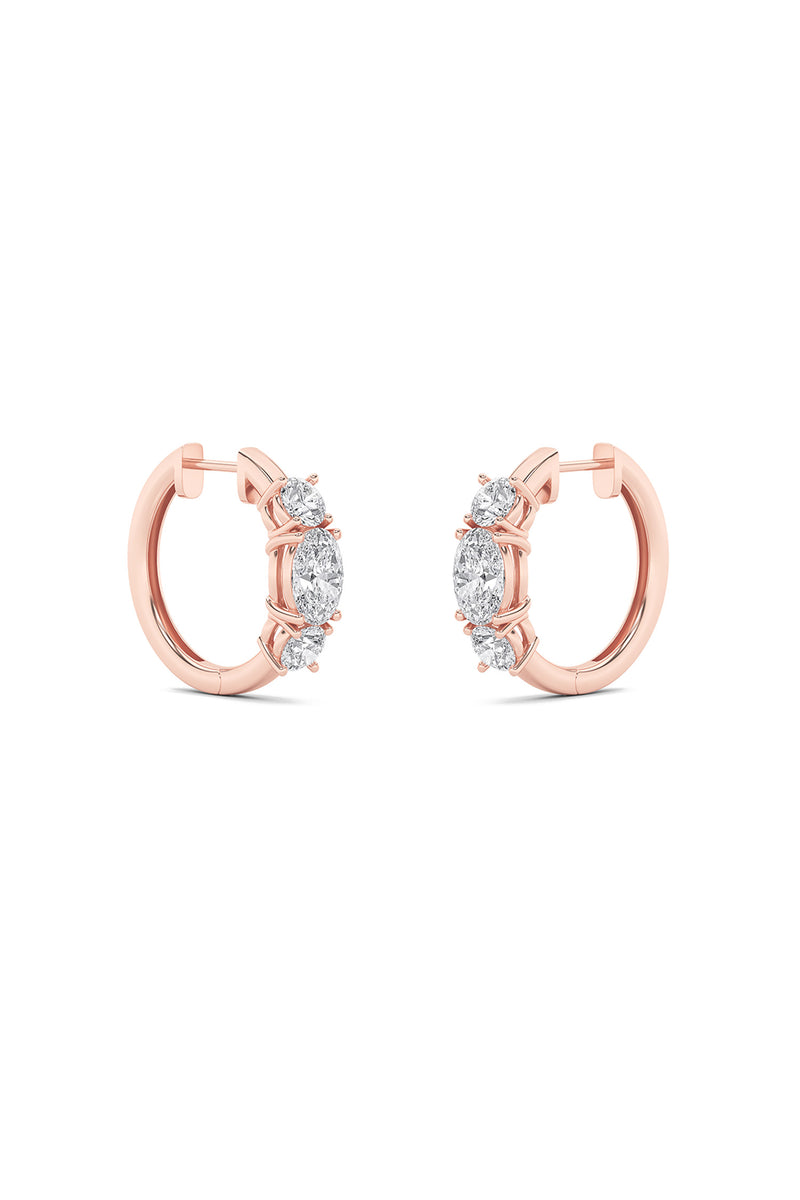 Stellar Glow Diamond Hoops