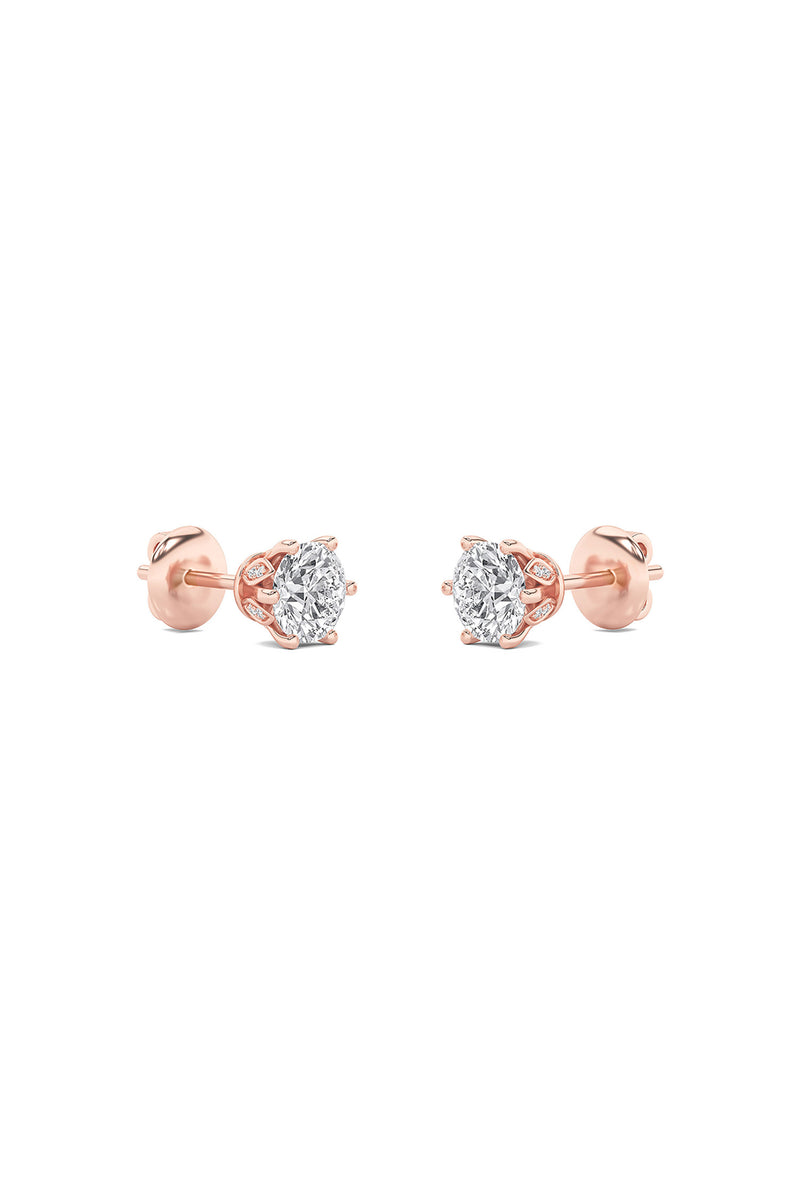 The Vogue Solitaire Earrings
