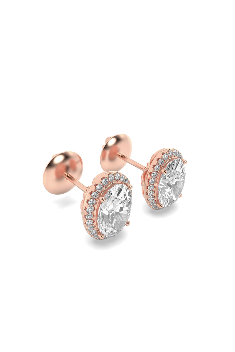 Halo Solitaire Glow Studs
