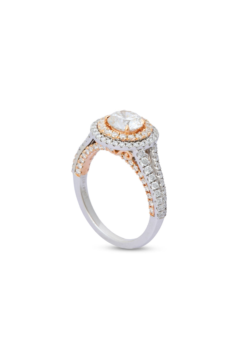 Dual Tone Halo Ring