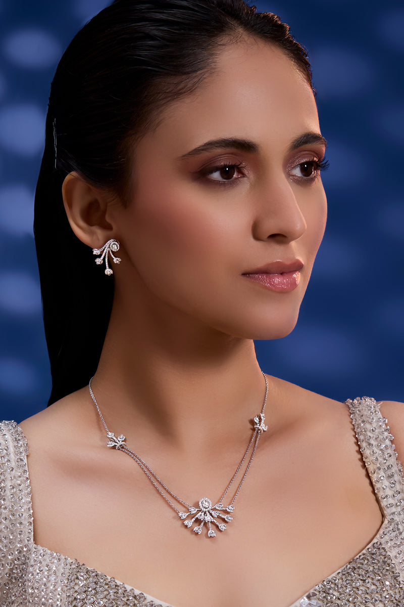 Floral Cascade Necklace