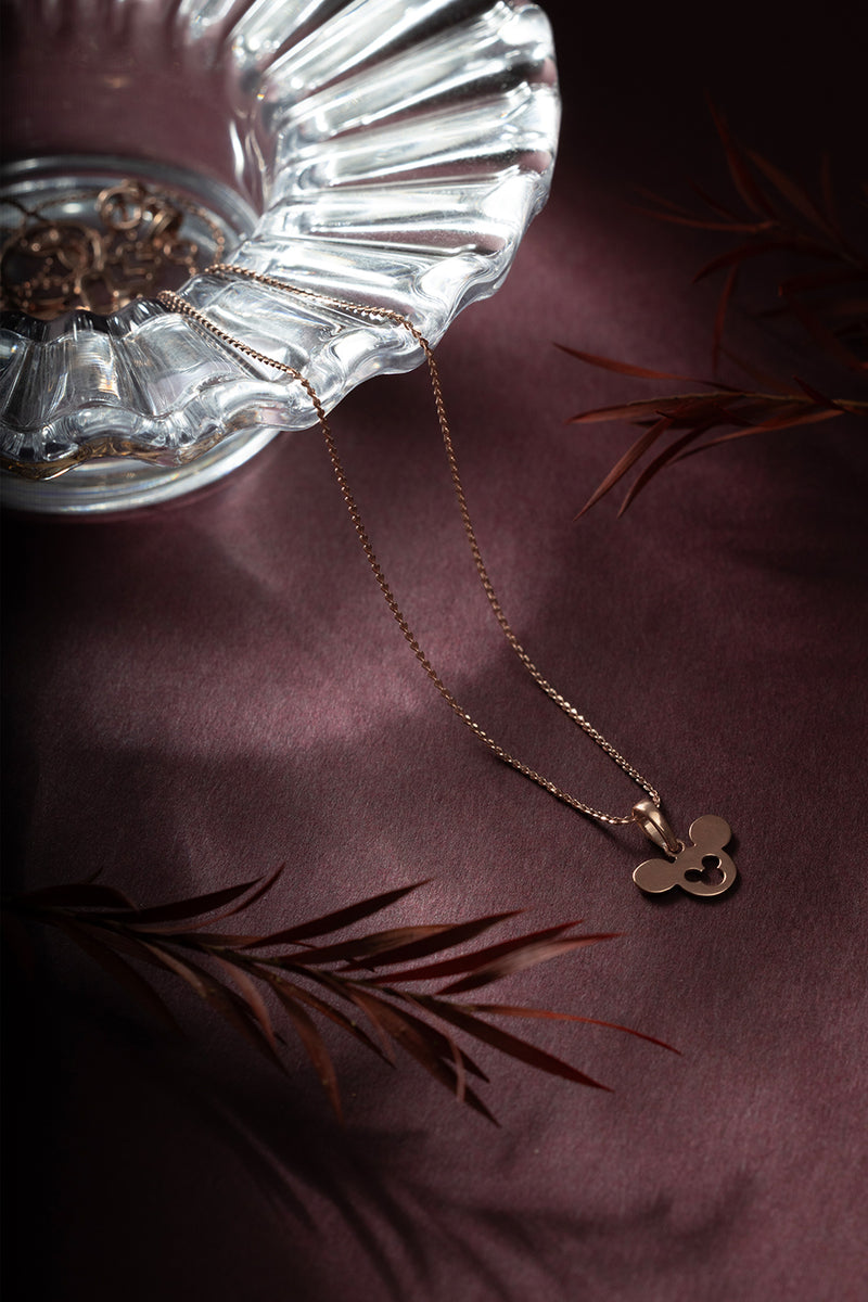 Mickey Mouse Gold Pendant