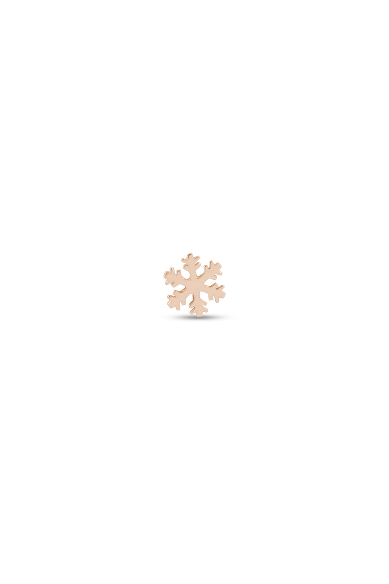 Golden Snowflake Studs