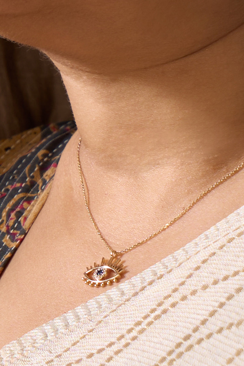 Protective Eye Charm Necklace