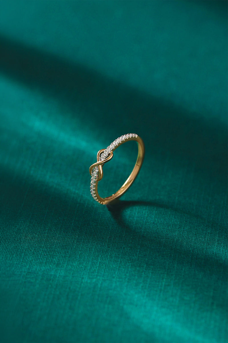 Infinity Sparkle Diamond Band