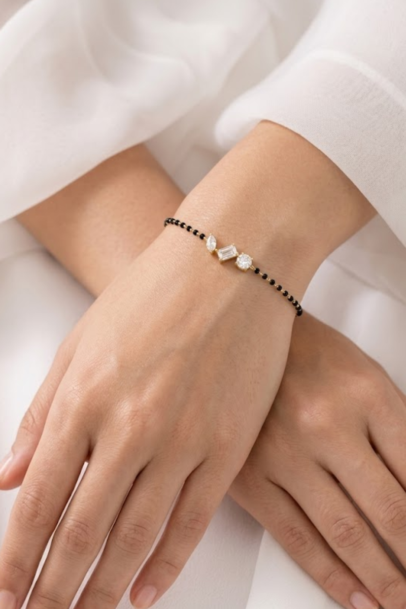 Distinctive Cut Mangalsutra Bracelet